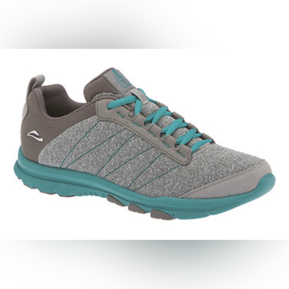 Abeo Women's Sneakers in Gray and Teal